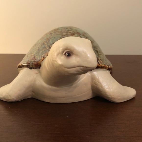 -Ceramic Glazed Pottery Tortoise Turtle  Great Condition - Picture 3 of 7